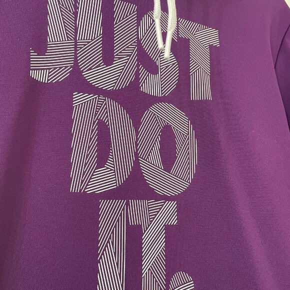 NIKE Purple Hoodie "Just Do It." - Size Small - Picture 2 of 3